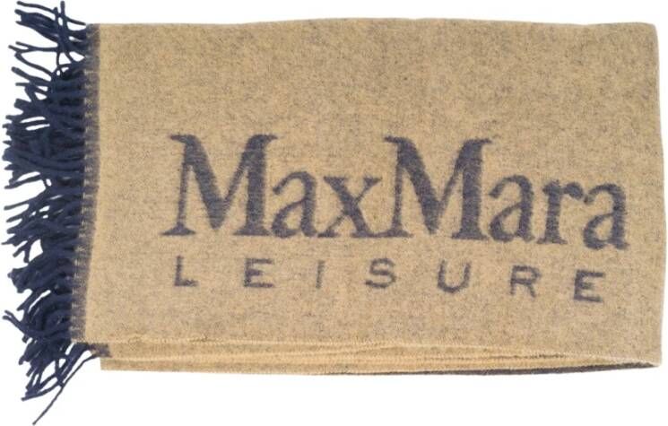 Max Mara Winter Scarves Beige Dames