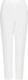 Max Mara Witte Zijden Gevouwen Broek White Dames - Thumbnail 1