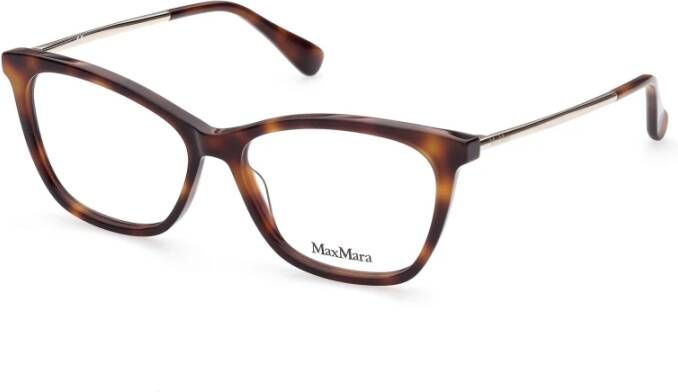 Max Mara Stijlvolle Butterfly Optische Monturen voor Vrouwen Brown Dames