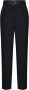 Max Mara Zwarte broek met hoge taille en riem Zwart Dames - Thumbnail 1