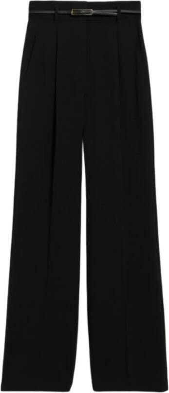 Max Mara Zwarte Broek Stijlvol Model Zwart Dames