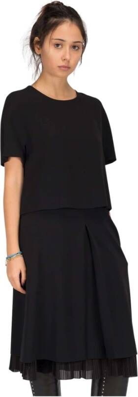 Max Mara Zwarte Cadi Midmanic Jurk Zwart Dames