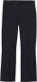 Max Mara Zwarte Flared Broek van Katoenmix Zwart Dames - Thumbnail 1