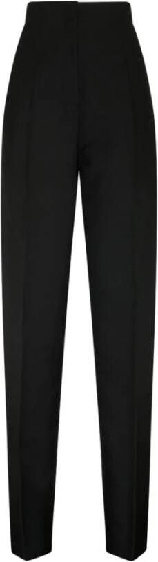 Max Mara Zwarte Marche Wortelbroek Zwart Dames
