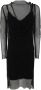 Max Mara Zwarte Strass Mini Jurk Zwart Dames - Thumbnail 1