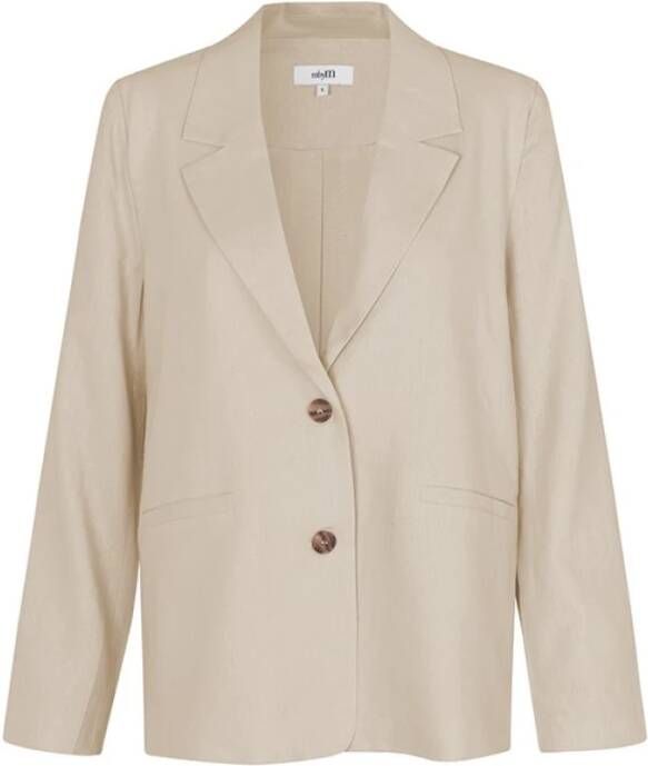 MbyM Stijlvolle Ariska Blazerjas Beige Dames
