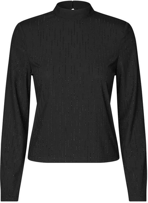 MbyM Regular fit blouseshirt met strass-steentjes model 'Asira'