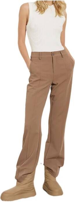 MbyM Rechte broek Bruin Dames