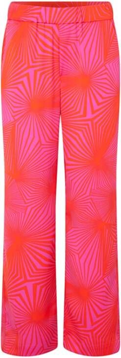MbyM Straight Trousers Roze Dames