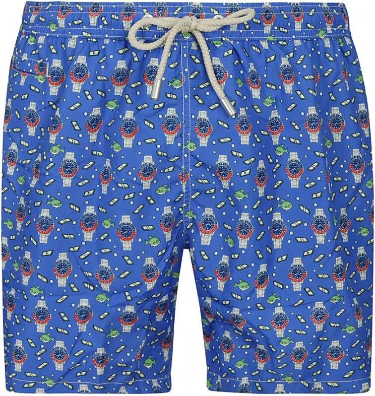 MC2 Saint Barth Zwembroek met all-over motief model 'LIGHTING'