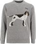 MC2 Saint Barth Cashmere Blend Wol Crew Neck Pullover Grijs Heren - Thumbnail 1