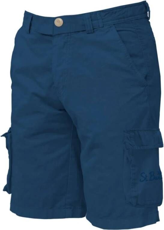 MC2 Saint Barth Casual Shorts Blauw Heren