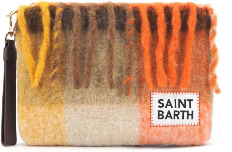MC2 Saint Barth Parisienne Deken Clutch Orange Dames