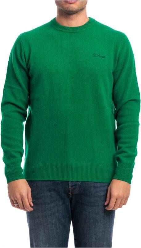 MC2 Saint Barth Heron Crewneck Sweater Green Heren