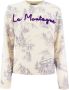 MC2 Saint Barth Dameskleding Gebreide kleding Winterland Montagne 0126 Emb Aw23 Beige Dames - Thumbnail 1