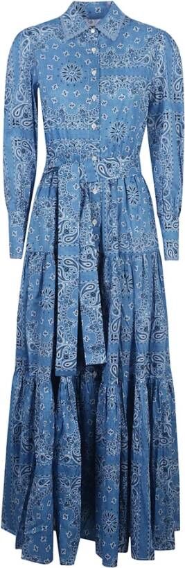 MC2 Saint Barth Maxi Dresses Blauw Dames