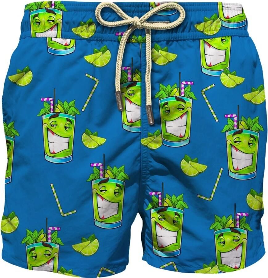 MC2 Saint Barth Polyester Shorts en Onderbroeken Multicolor Heren