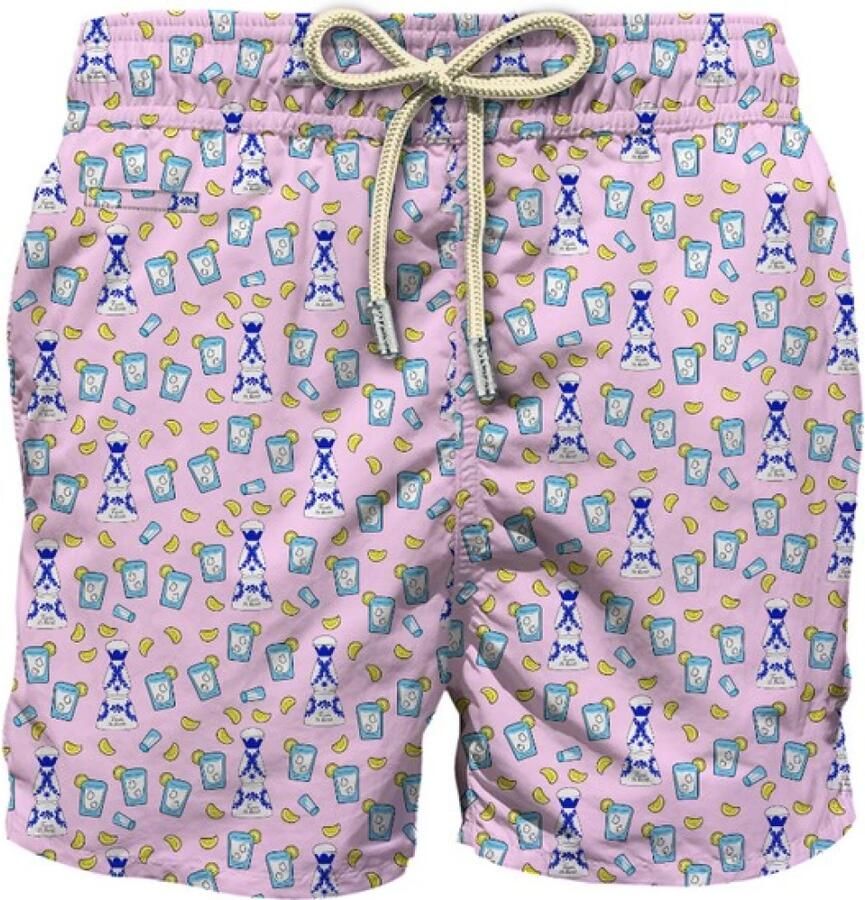 MC2 Saint Barth Lichtgewicht herenzwemkleding met Tequila-print Multicolor Heren