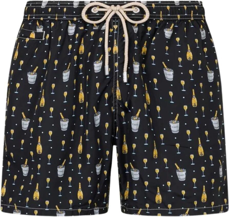 MC2 Saint Barth Lighting Zwemshorts Zwart Multicolor Heren