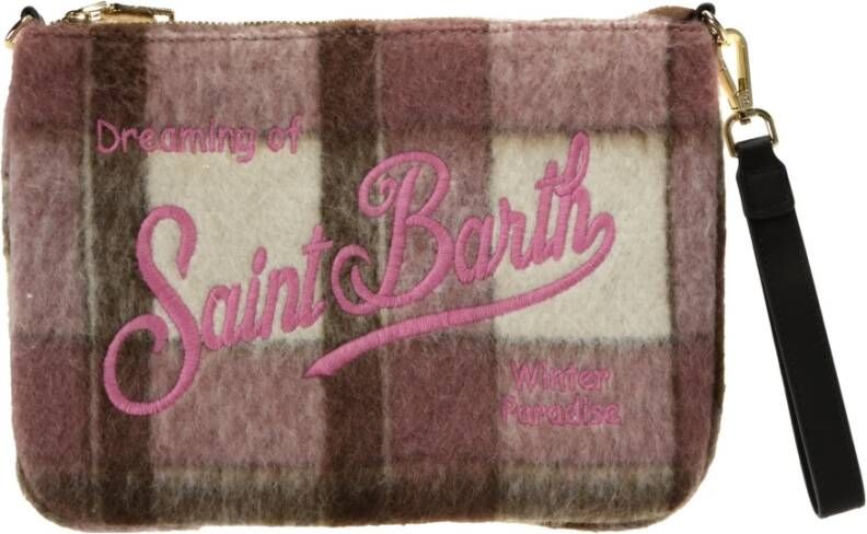 MC2 Saint Barth Stijlvolle Schoudertas met Ritsvak Gray Dames