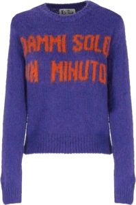 MC2 Saint Barth Purple Acryl Blend Sweater Paars Dames