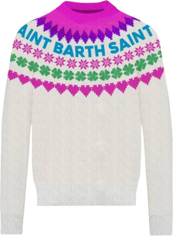 MC2 Saint Barth Round-neck Knitwear Meerkleurig Dames