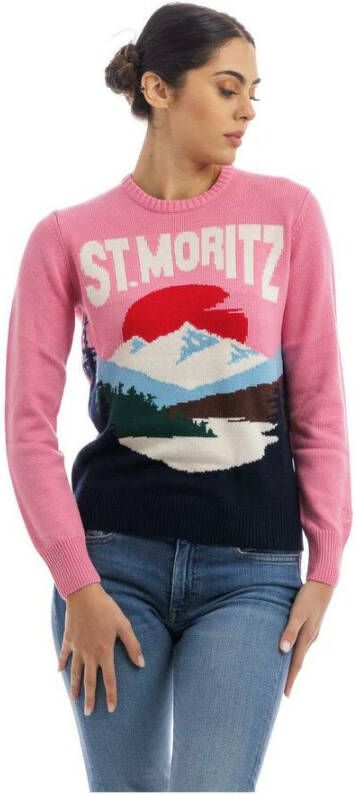 MC2 Saint Barth Caurma Ski Knit Jumper Paars Dames