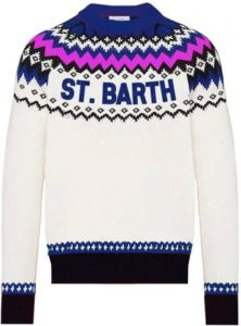 MC2 Saint Barth Round-neck Knitwear Wit Dames