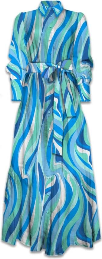 MC2 Saint Barth Shirt Dresses Blauw Dames