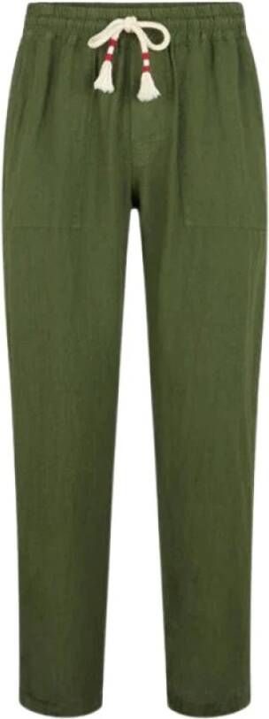 MC2 Saint Barth Straight Trousers Groen Heren