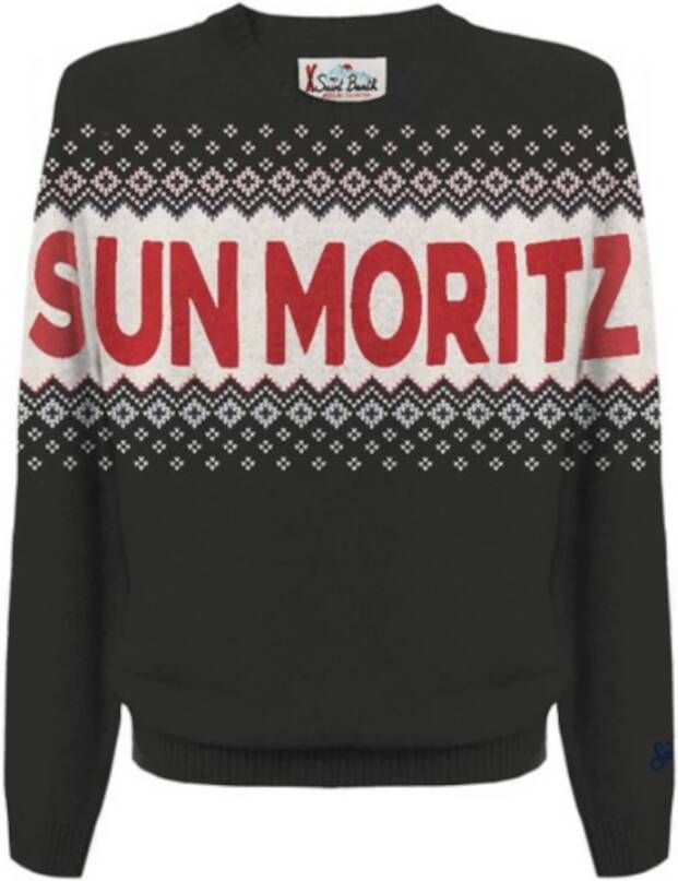 MC2 Saint Barth Sweatshirt Zwart Heren
