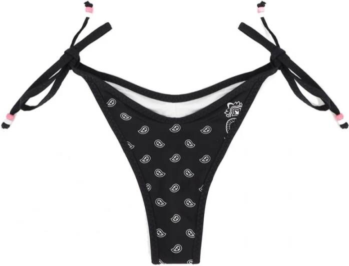 MC2 Saint Barth Norah Slip met Veters Wit Black Dames