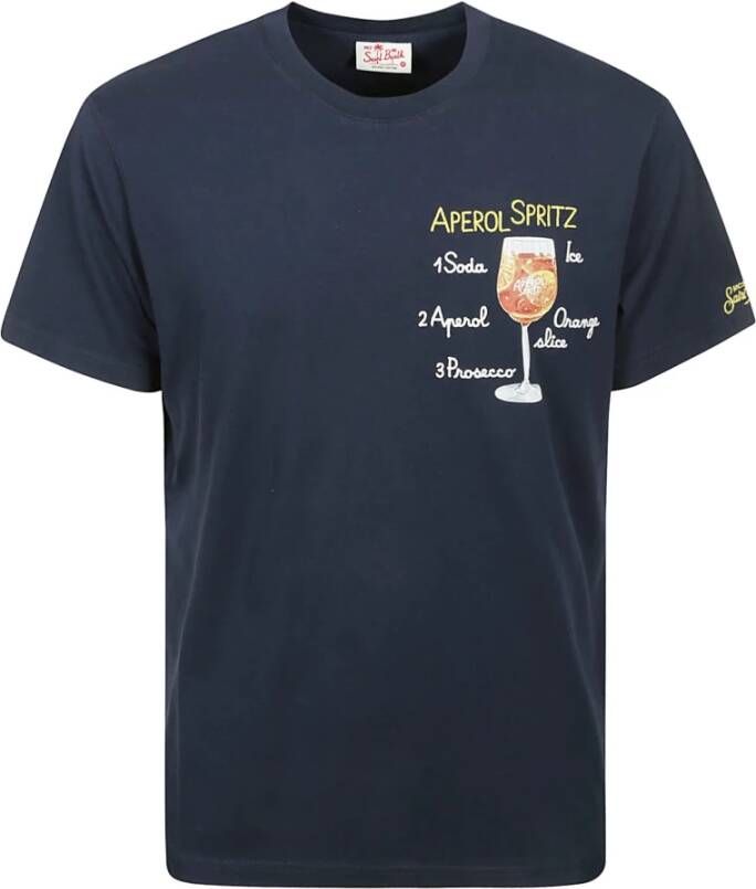 MC2 Saint Barth T-Shirts Blauw Heren