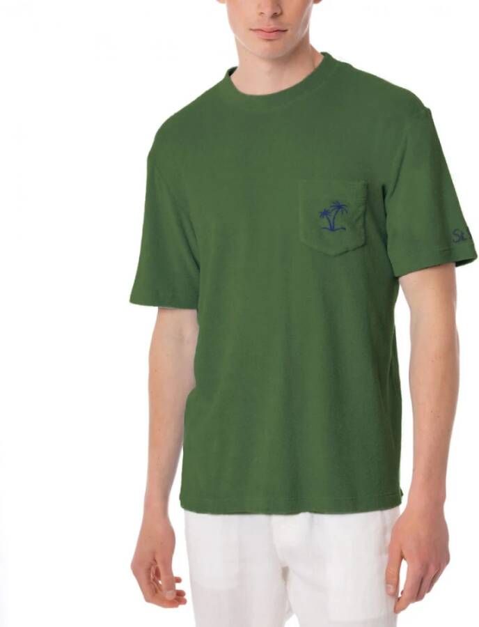 MC2 Saint Barth T-Shirts Groen Heren