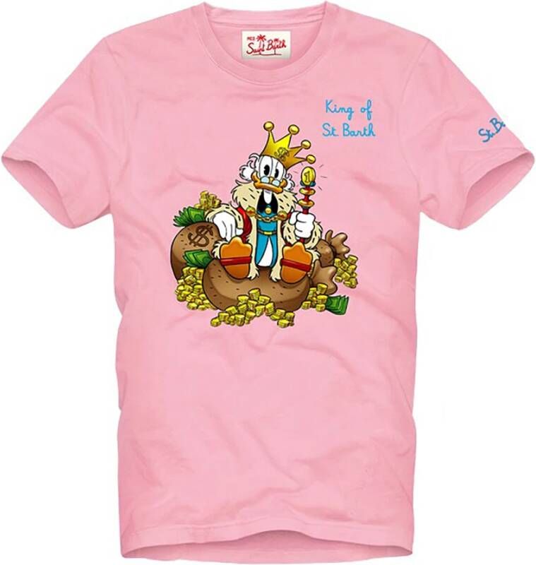 MC2 Saint Barth T-Shirts Roze Heren