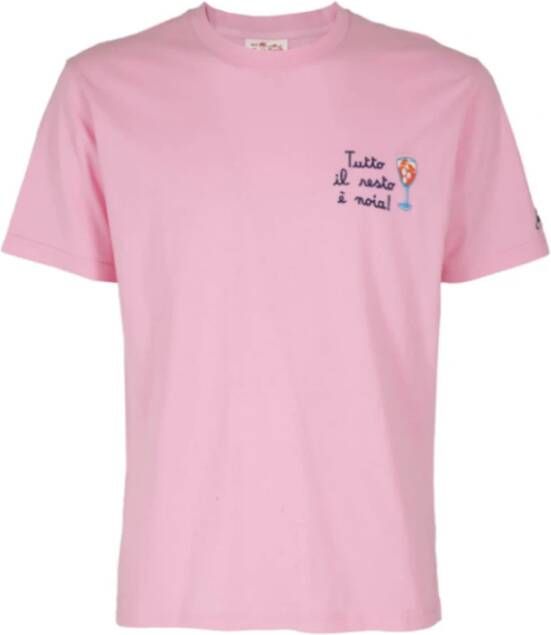 MC2 Saint Barth T-Shirts Roze Heren