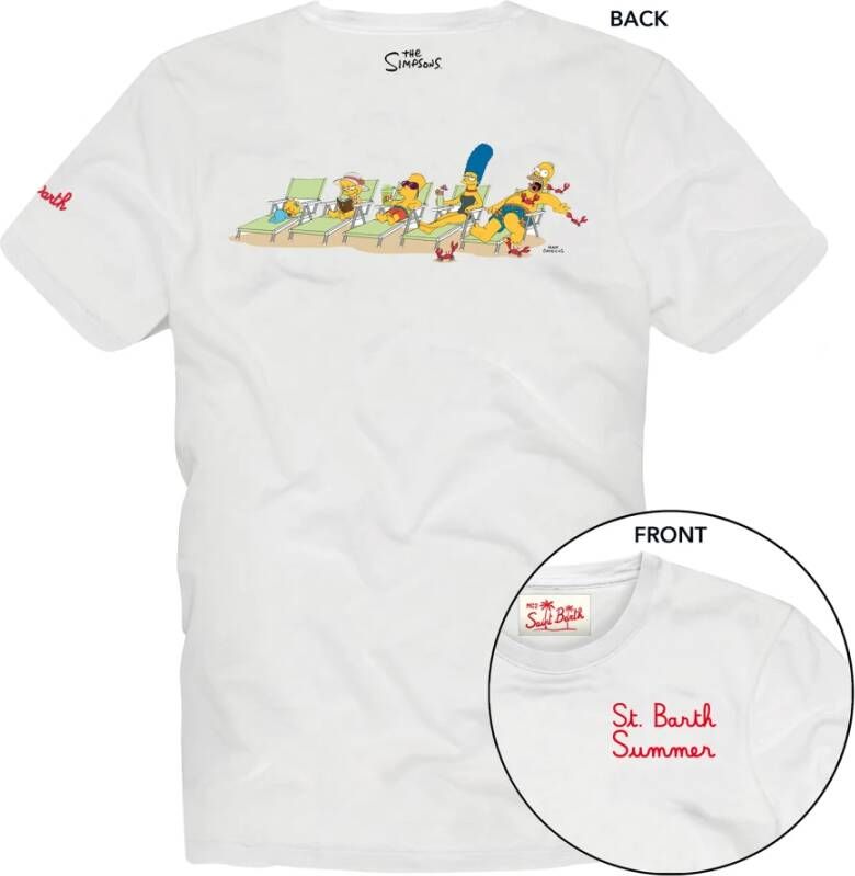 MC2 Saint Barth T-Shirts White Heren