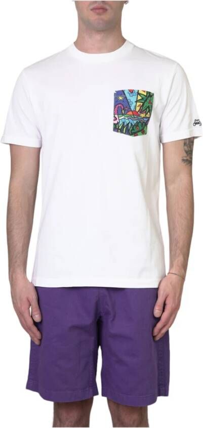 MC2 Saint Barth T-Shirts Wit Heren
