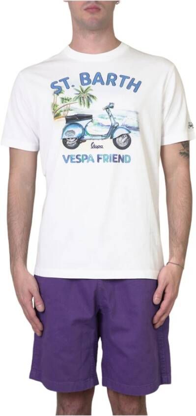 MC2 Saint Barth T-Shirts Wit Heren