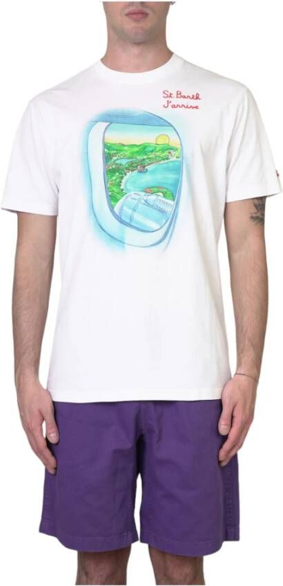 MC2 Saint Barth T-Shirts Wit Heren