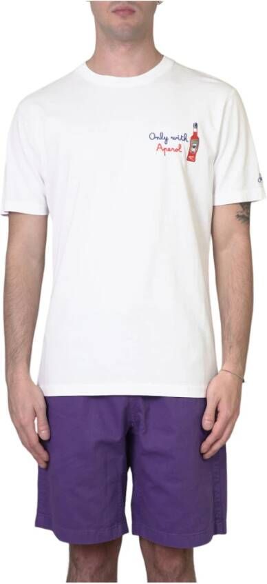 MC2 Saint Barth T-Shirts Wit Heren