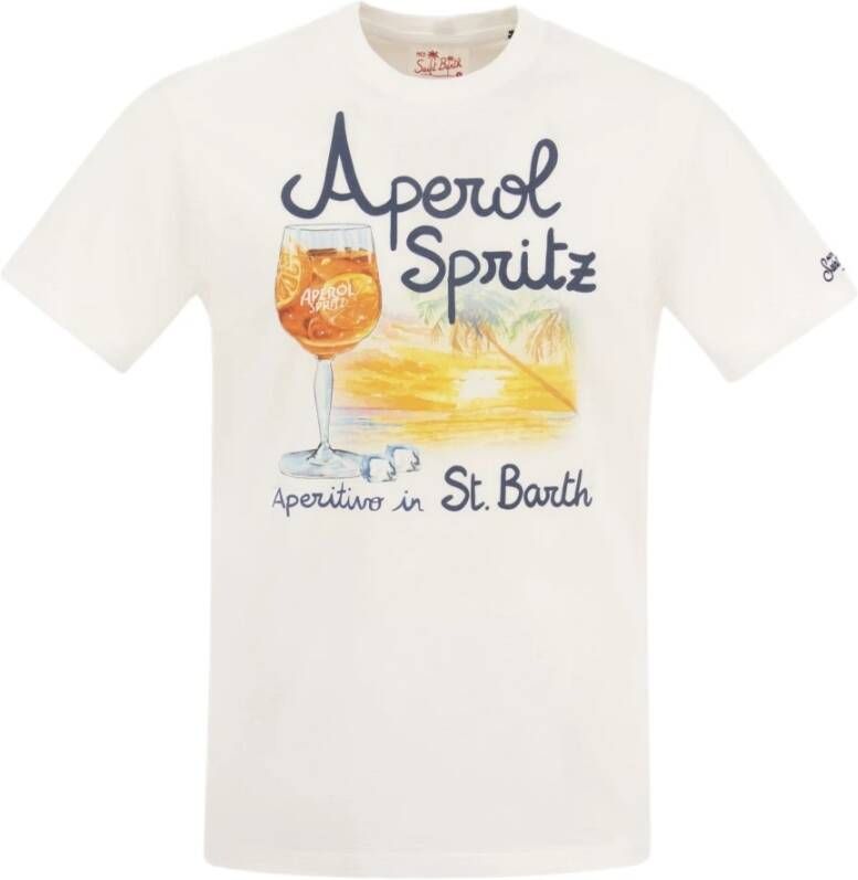 Saint Barth Venice Bia T-Shirt White Heren