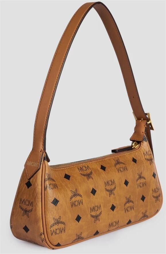 MCM Pochettes Aren Vi Shoulder Bag Sml Co One Size in bruin - Foto 6