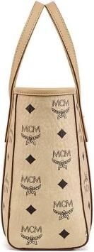 MCM Aren Shopper met rits in Visetos Beige Dames - Foto 3