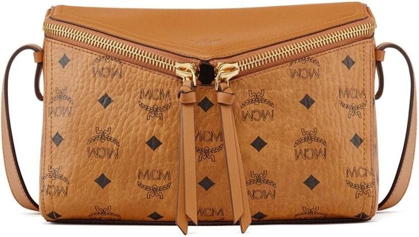 MCM Crossbody bags Diamant 3D Vi Lthr Mix Shoulder Sml Co in bruin