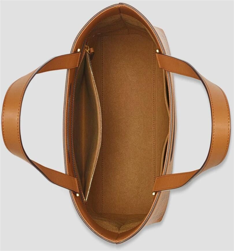 MCM Diamanten Tote Tas in Visetos Leder Mix Brown Unisex - Foto 2