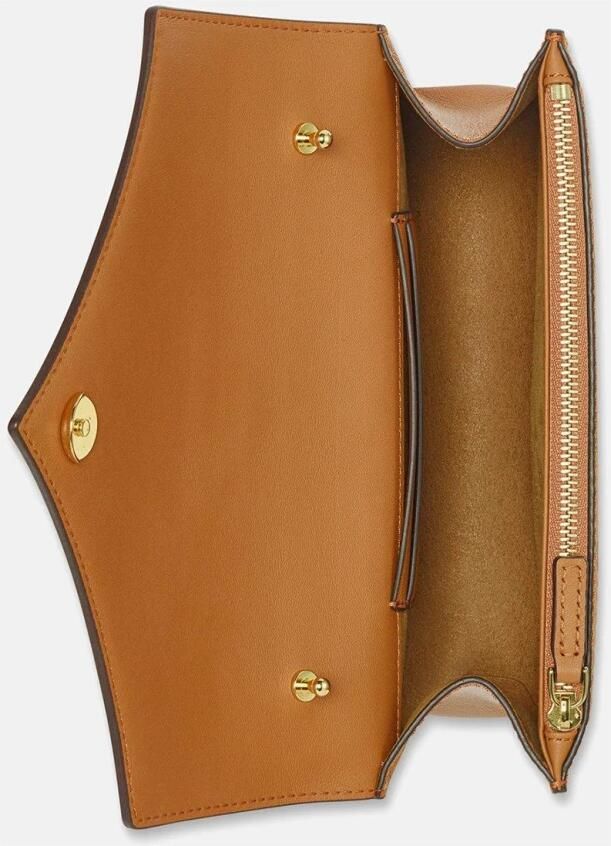 MCM Diamond Schoudertas in Visetos Leder Mix Brown Dames - Foto 7