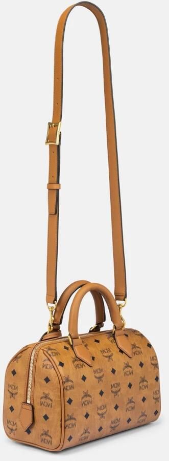 MCM Ella Boston Handtas met Buisvormige Handvatten Brown Dames - Foto 5