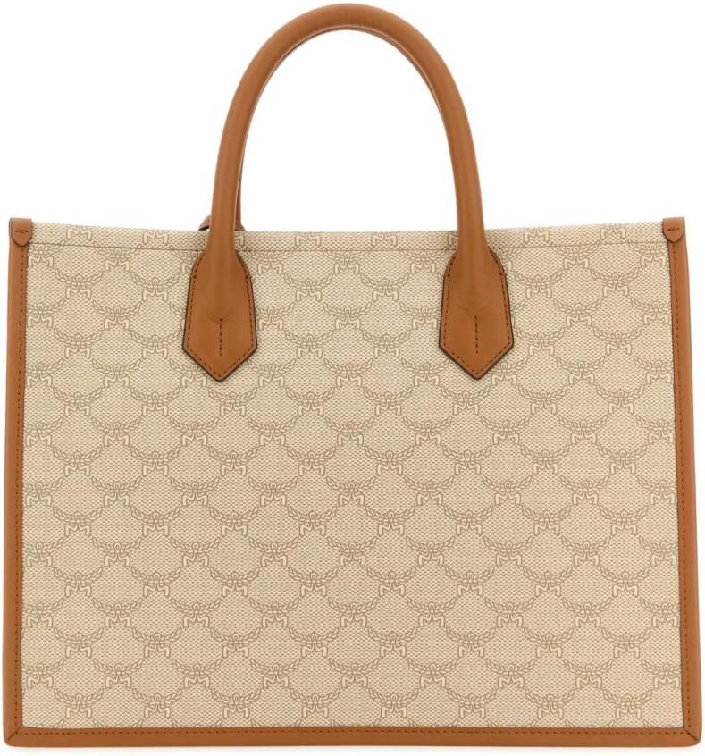 MCM Verstelbare Geometrische Handtas met Schouderband Beige Dames - Foto 2