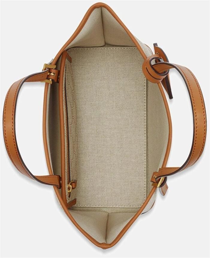 MCM Canvas Schoudertas met Charme Detail Brown Dames - Foto 3